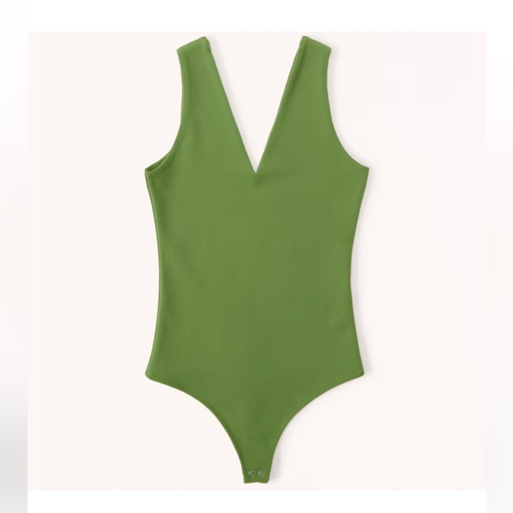 Abercrombie & Fitch V-Neck Tank Bodysuit L